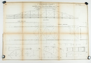 1860 Plan E - Whipple's Arch Truss Bridge 100 ft span - Van R Richmond
