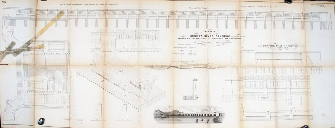 1860 Seneca River Aquaduct - Van R Richmond 