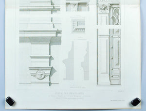 Pillars Columns Skylights Windows of Art Building 1883 Architecture Print