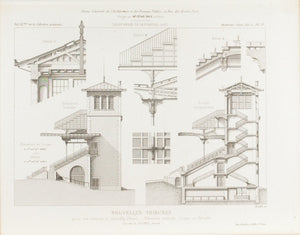 Chantilly Racecourse Building Elements 1883 Architecture Print