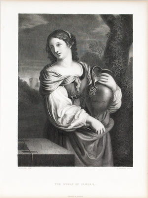 The Woman of Samaria c.1880 Engraved Art Print