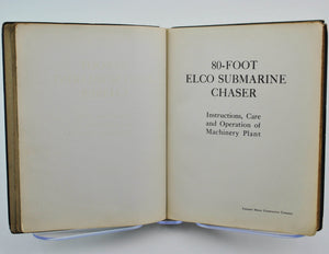 80-Foot Elco Submarine Chaser by Standard Motor Construction Co 1917