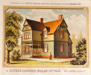 1887 Cottage by William H Beers - Scientific American