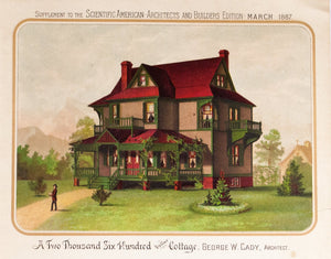 1887 Cottage by Architect George W. Cady - Scientific American