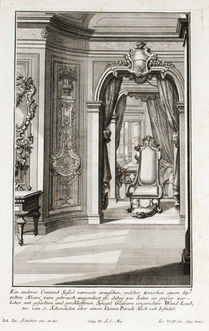 1735 Plate 2 - Chair in Double Alcove - Schublers 
