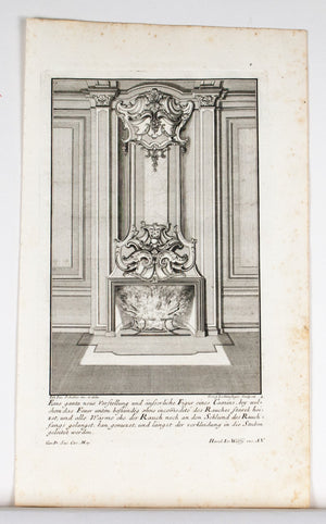 1735 Plate 1 - Outward Fireplace - Schublers