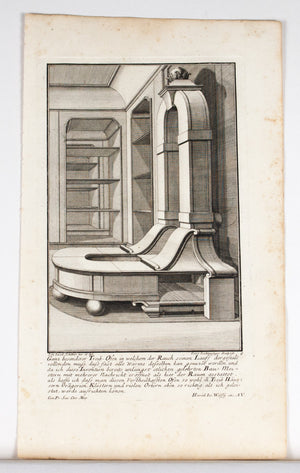 1735 Plate 6 - Complex Fireplace - Schublers