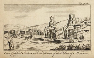 1774 Statues at the Palace of Memnon - Hulett 