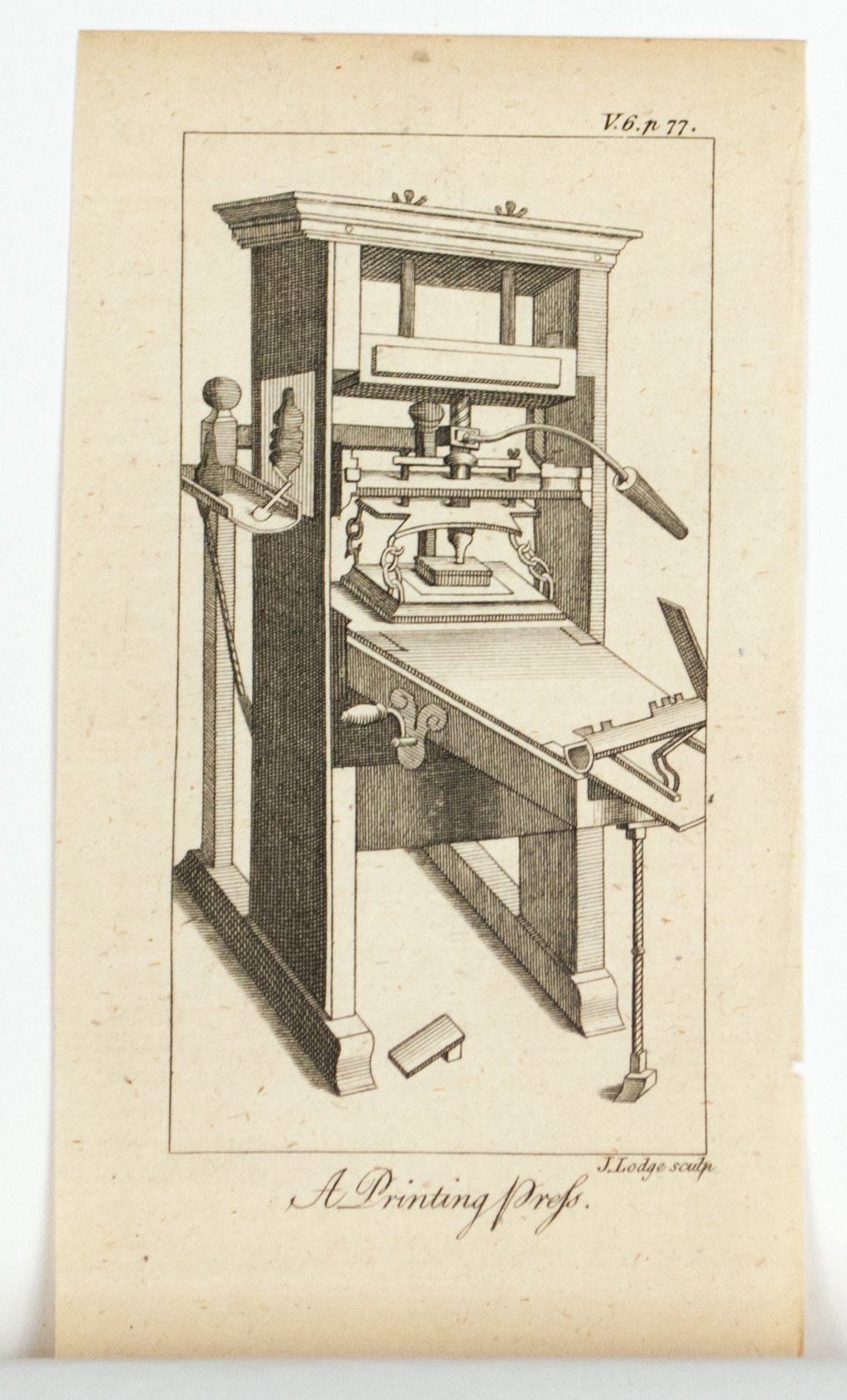 1774 A Printing Press - J Lodge - Historic Accents