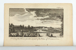 1774 Flower Gardens & Palace of Fontainebleau - Rigaud