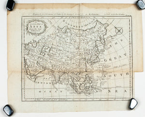 1774 An Accurate Map of Asia from the Best Authorities - J Gibson