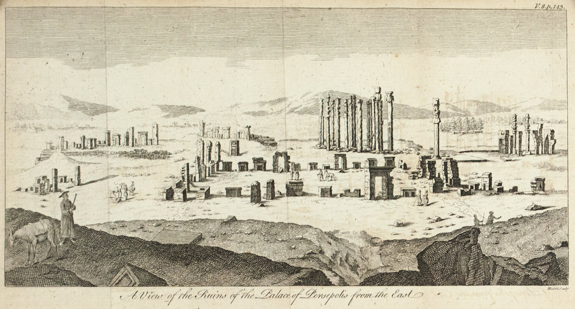 1774 Ruins of the Palace of Persepolis - Hulett 
