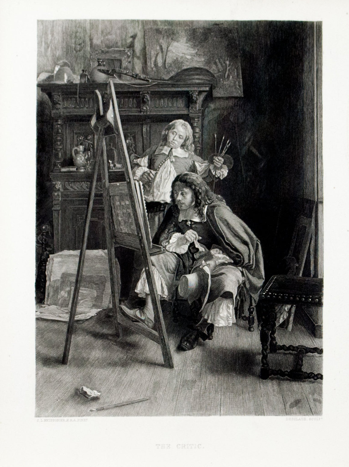 1879 The Critic - Meissonier 