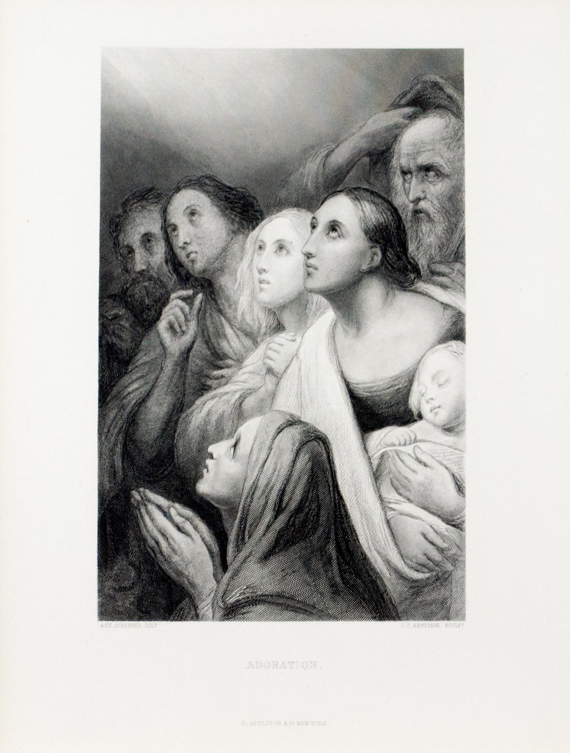 1879 Adoration - Scheffer 