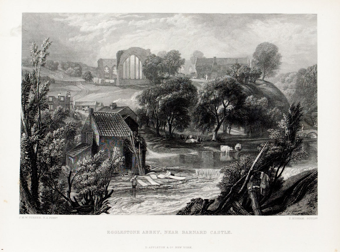 1875 Egglestone Abbey Near Barnard Castle - Turner 