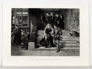 1875 Mary Queen of Scots Led to Execution - Pott