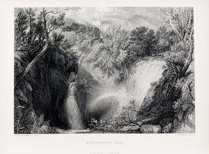 1875 Weathercote Cave Yorkshire - Turner 