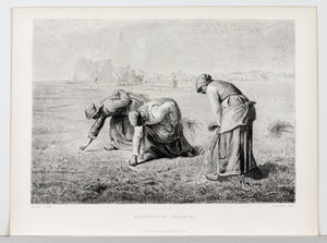 1875 Gleaning in Belgium - Millet
