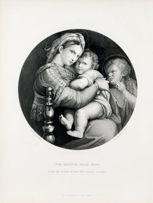 1875 The Madonna Della Sedia - Raphael 