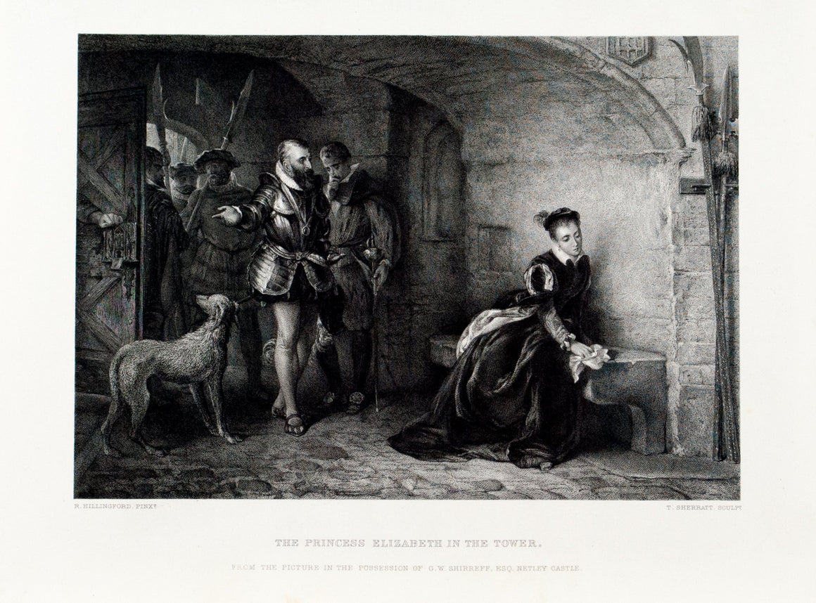 1875 Princess Elizabeth in the Tower - Hillingford 