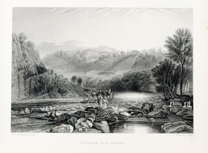 1875 Wycliffe near Rokeby - Turner 