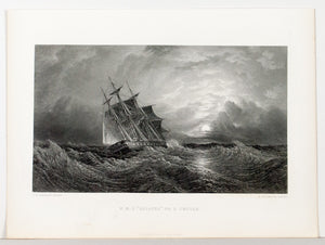 1875 H M S Galatea on a Cruise - Brierly