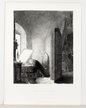 1875 Rembrandt in his Studio - Gerome