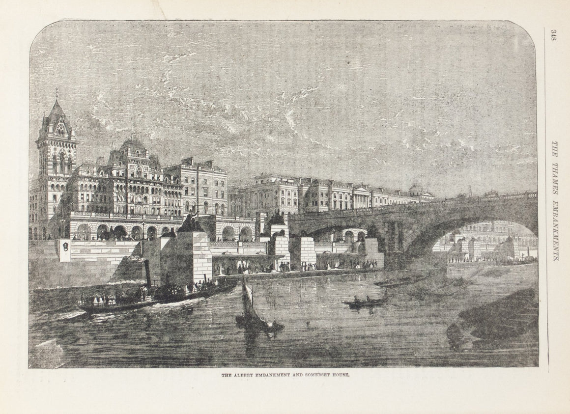 1883 The Albert Embankment - Frank Leslie