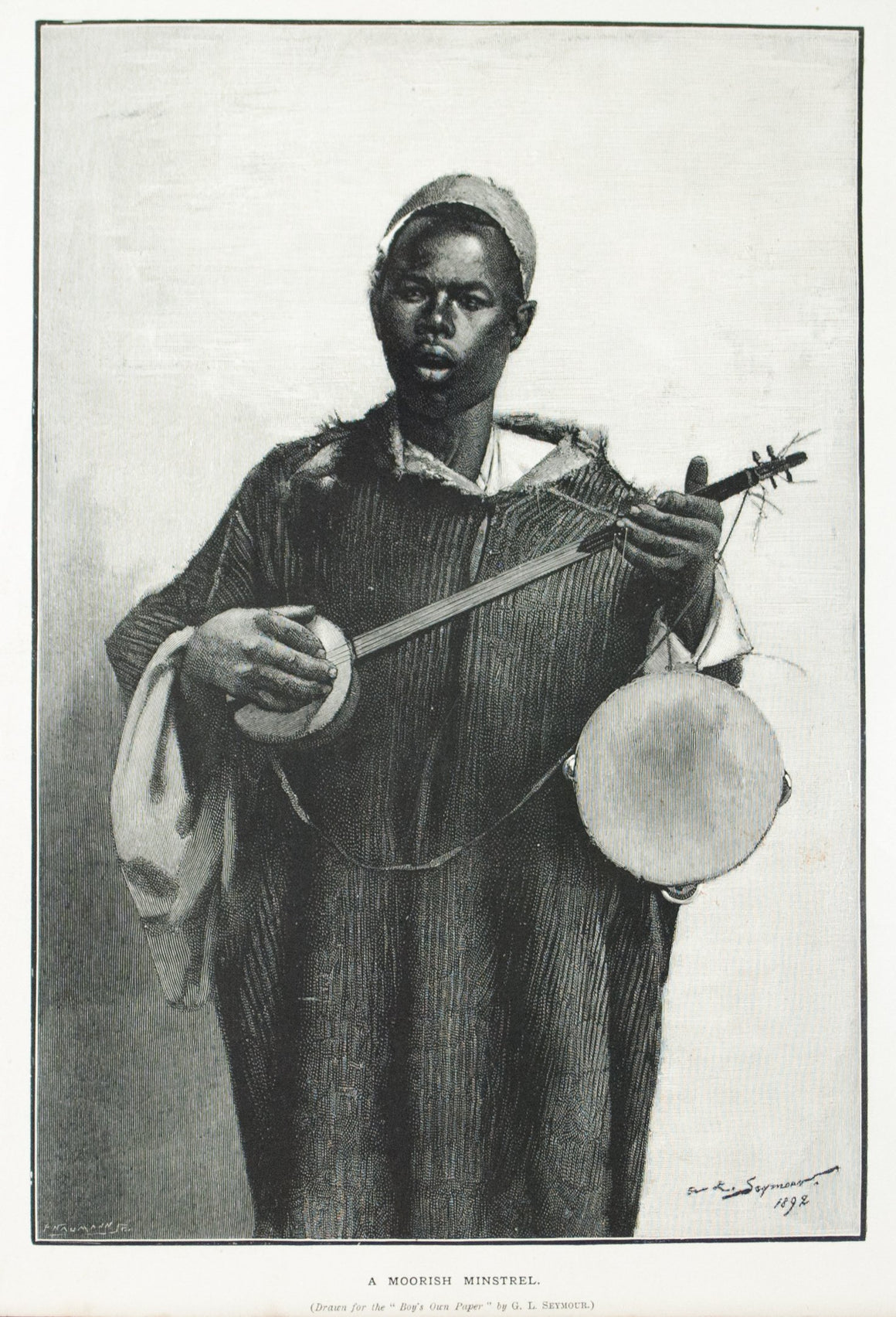1893 A Moorish Minstrel - G L Seymour