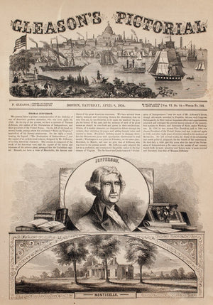 1854 Thomas Jefferson - Gleason