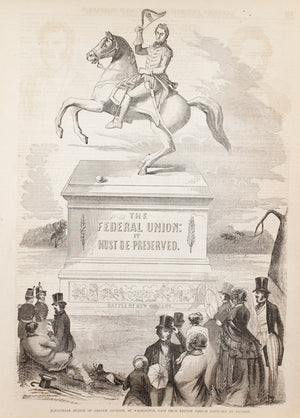 1854 Equestrian Statue of Andrew Jackson - Gleason