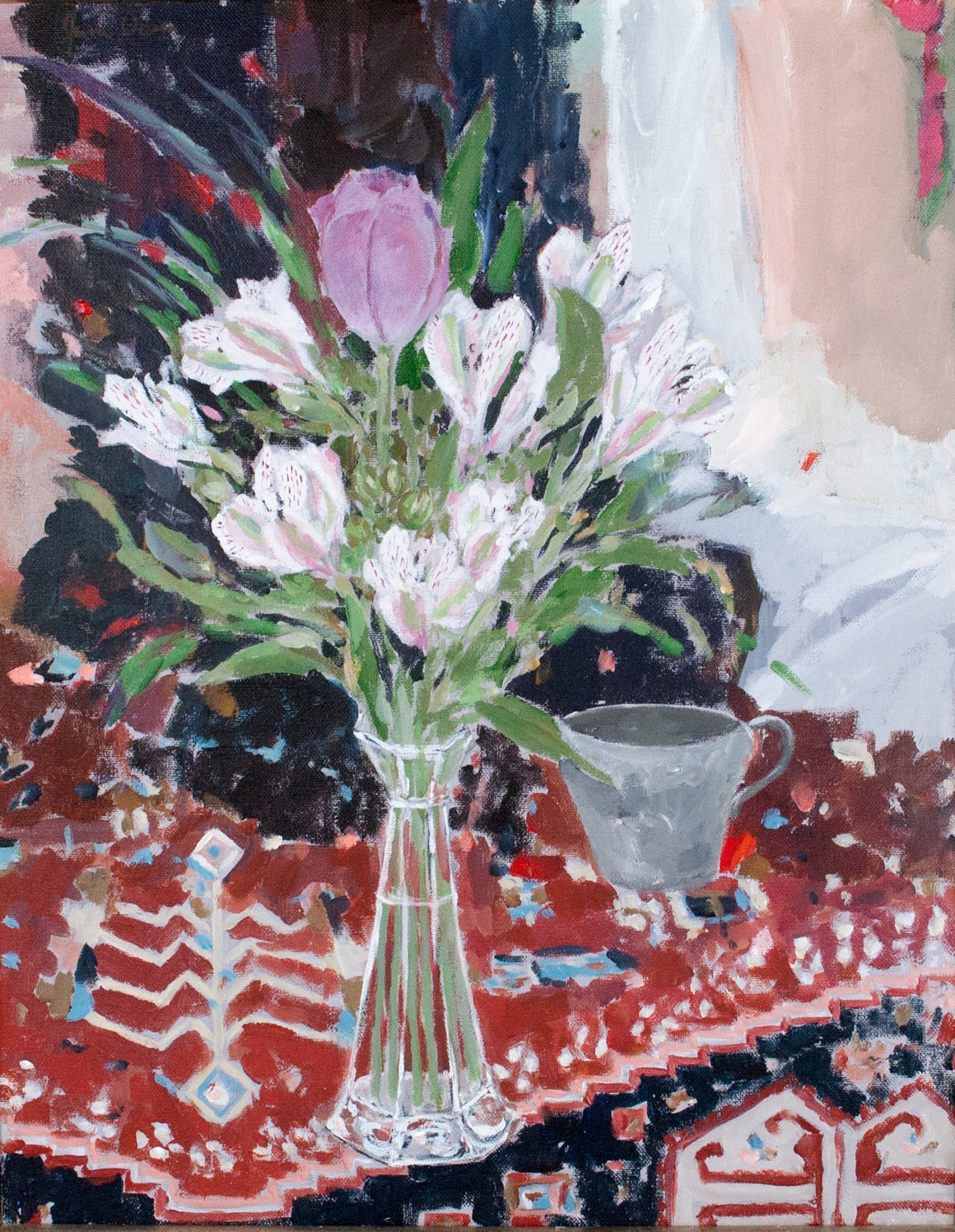 June Owen - Maggie's Bouquet - Acrylic on Canvas