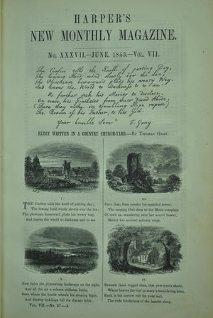 Harper's Monthly Magazine Jun-Nov 1853 Bound