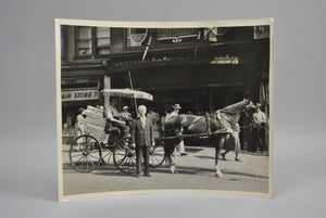 Professional Advertising Photo Street Scene Horse & Buggy A