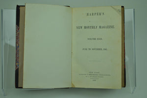 Harper's Monthly Magazine Jun-Nov 1865 Bound Charles Dickens