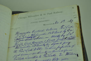 James P Whaling Milwaukee and Prairie du Chien Railway 1864-1873
