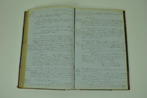 Handwritten Records Milwaukee and Watertown Railroad 1853-1856