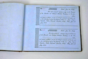 Kennebec and Portland Railroad Notes Bath Maine 1849