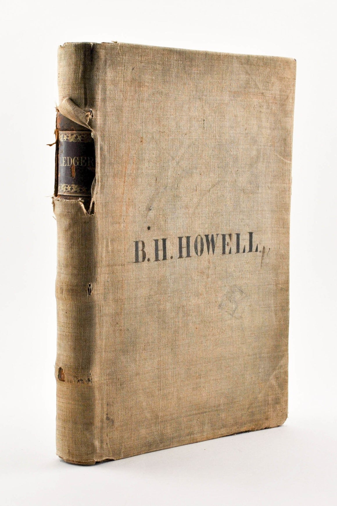 B H Howell Handwritten Ledger 1857 Philadelphia