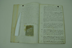 Dubuque and McGregor Railway Co. Handwritten Records 1868-1871