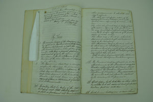 Dubuque and McGregor Railway Co. Handwritten Records 1868-1871