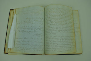 La Crosse and Milwaukee Railroad Handwritten Records 1853-1855