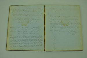 La Crosse and Milwaukee Railroad Handwritten Records 1853-1855