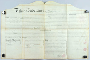 Deed on Vellum Thomfas Goodwin to William Ashmead 1825
