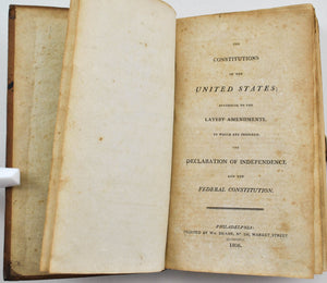 The Constitutions of the United States; According to the Latest Amendments 1806
