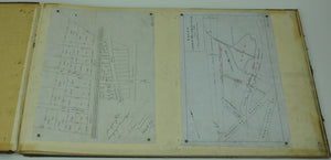 Boston & Albany Railroad Massachusetts Land Survey Drafting 1845-1899