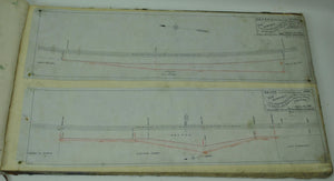 Boston & Albany Railroad Massachusetts Land Survey Drafting 1905-1908