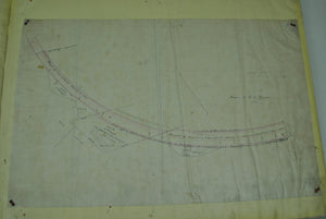 Boston & Albany Railroad Worchester Massachusetts Land Survey Drafting 1859-1893