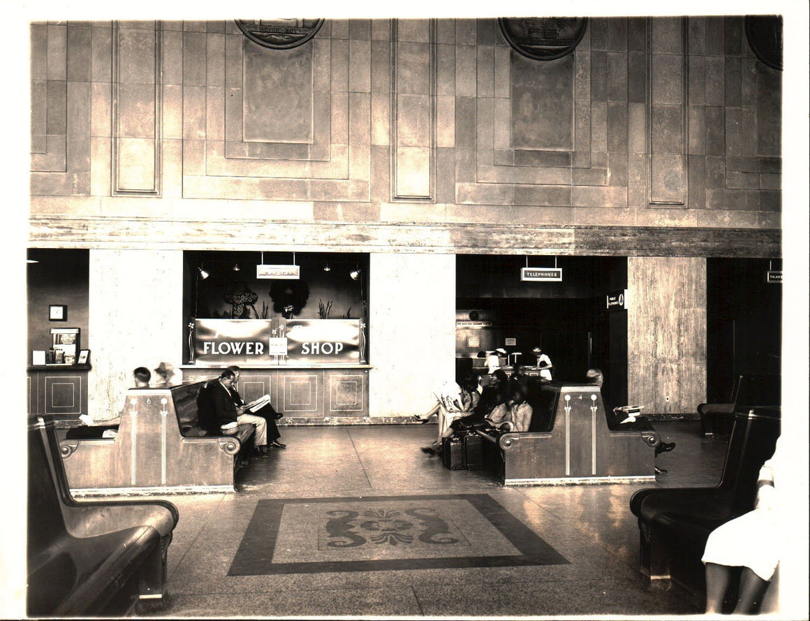 Pennsylvania Railroad Station Newark New Jersey Photograph B