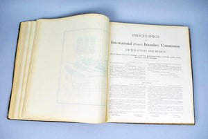 Proceedings International (Water) Boundary Commission United States Mexico 1903